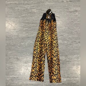 Animal print jumpsuit/romper great for dance or Halloween costume